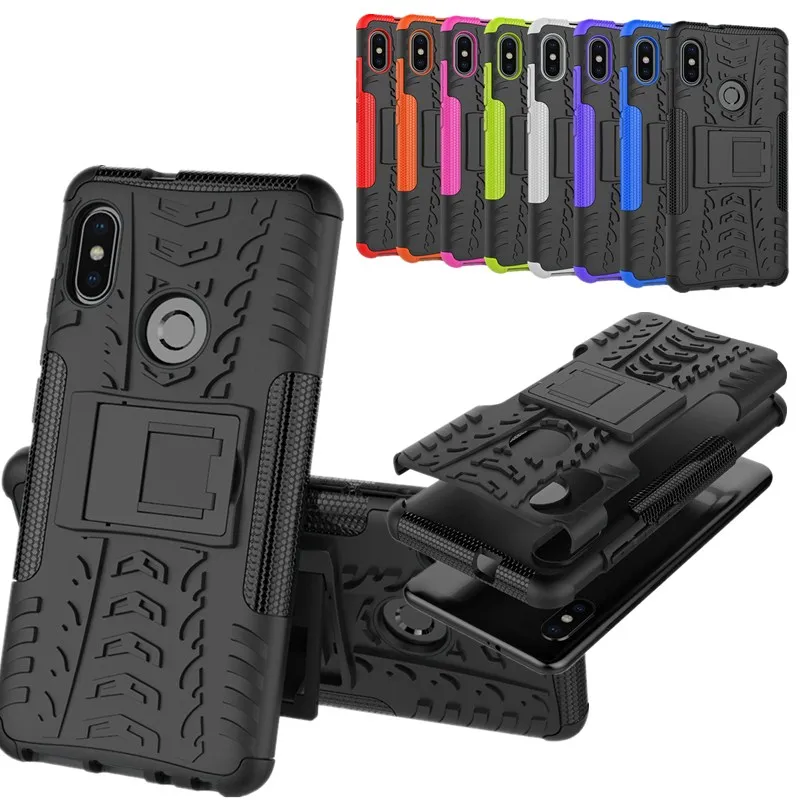 Для Xiaomi Mi5x 6x Max 2 3 Redmi 4X 5 Plus 5A 6 Pro Note S2 армированный Гибридный Силиконовый
