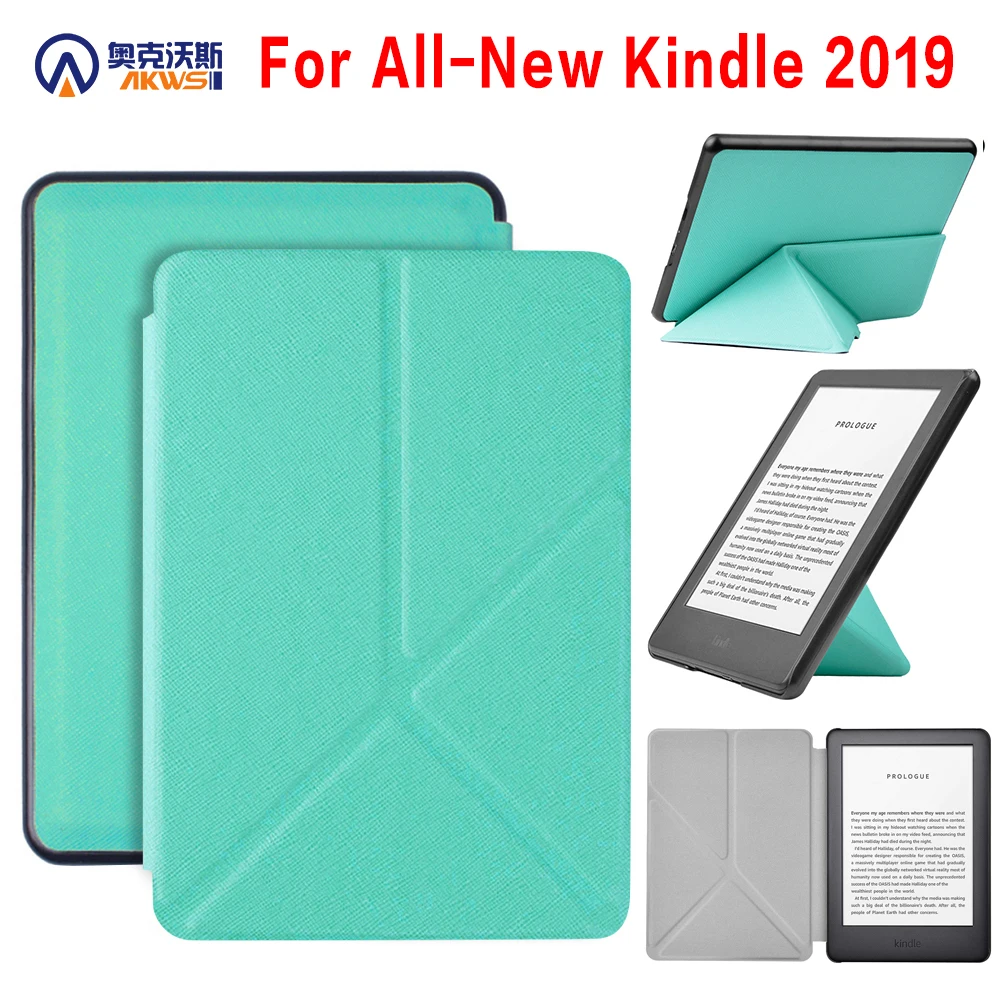 

Walkers Origami Case for Kindle Touch 2019 for Amazon Kindle 10th 2019 Released Smart PU Leather Case + Screen Protector