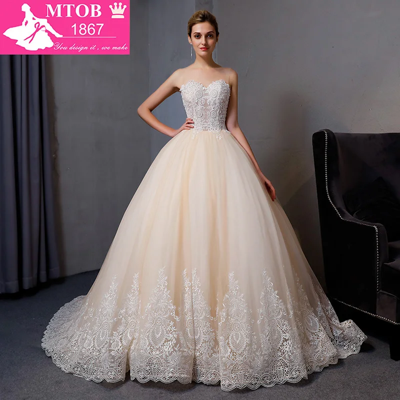 luxury lace wedding dresses