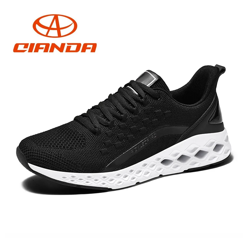 

New Arrival Brand Designer Sport Running Shoes Cushioning Lightweight Breathable Sneakers Spring Fashion Men Run Shoes