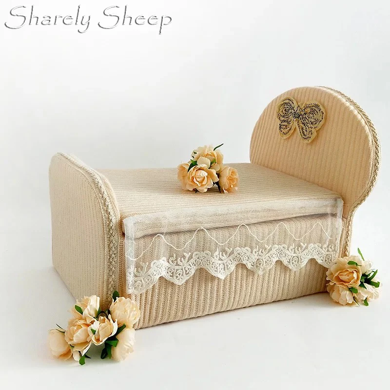 Newborn Photography Props Basket Baby Boy Girl Photo Shoots Studio Posing Mini Bed Prop bebe foto Basket Shooting Accessories