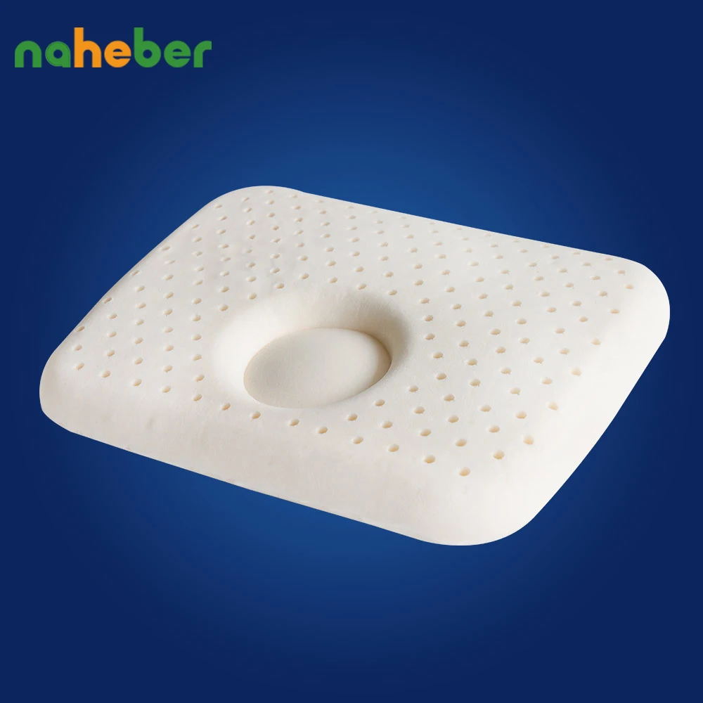 

Latex Baby Pillow Concave Neck Protection Shaping Pillow Bedding Memory Slow Rebound Pillow For Baby Head Care