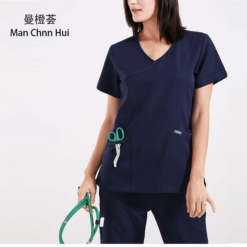 Medical Clothes Scrub Sets Surgical Gowns Doctors Nurses clothes split