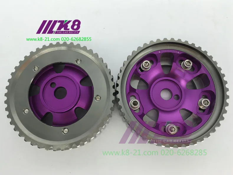Регулируемая зубчатая шестерня SOHC Cam Gear 2 шт. из сплава для Mitsubishi 4G16 1 6l |
