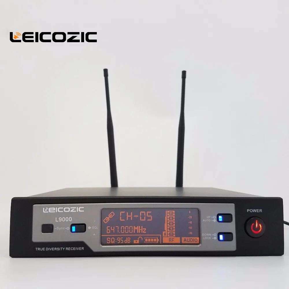 Leicozic 615-655Mhz Профессиональный цифровой беспроводной микрофон УВЧ сценический настоящий цифровой микрофон 9100 бренд микрофон