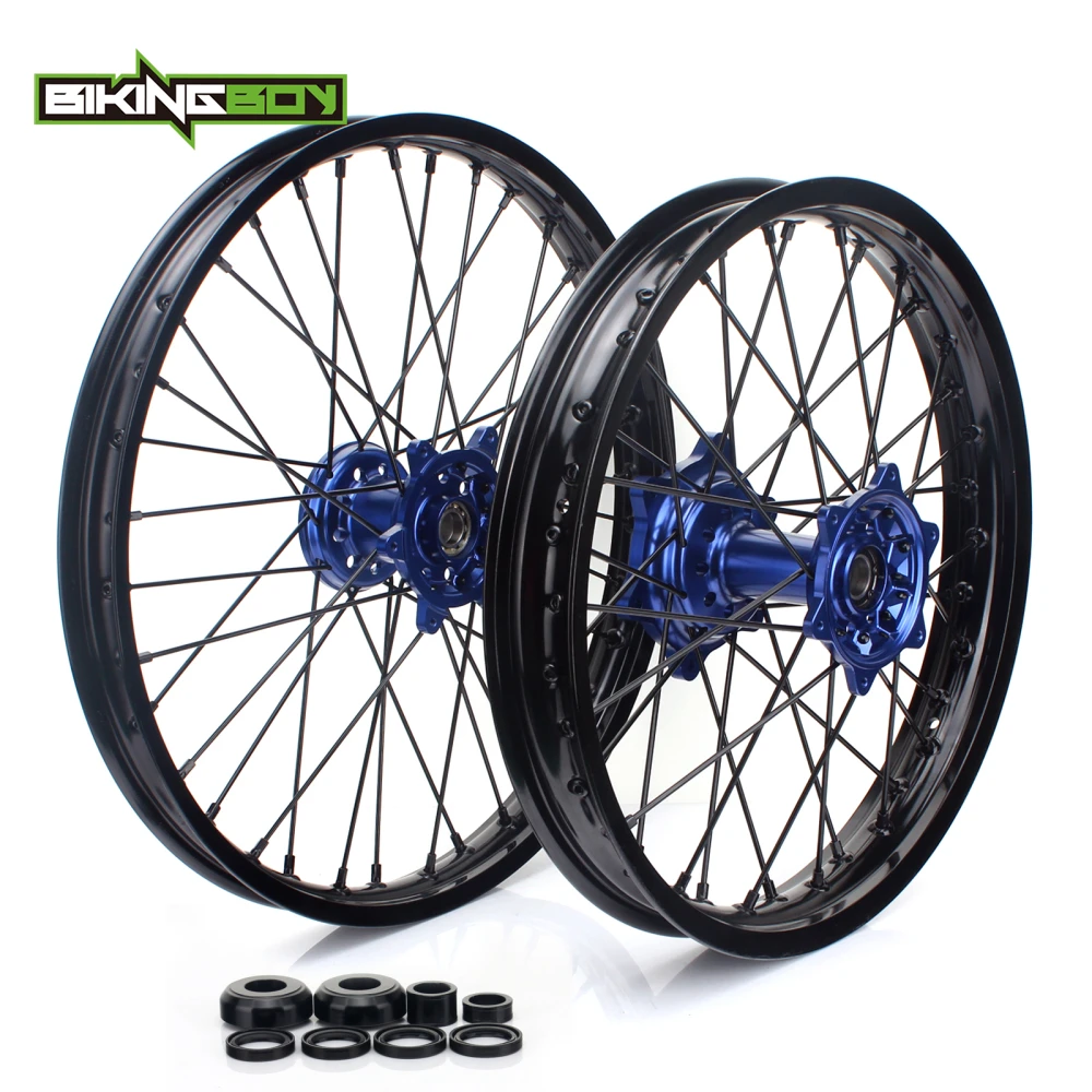 

BIKINGBOY Front Rear 21" 19" Wheel Rim Hub for Yamaha YZ250F YZ450F YZF 250 YZ-F 450 09 10 11 12 13 14 15 16 17 2018 Motocross