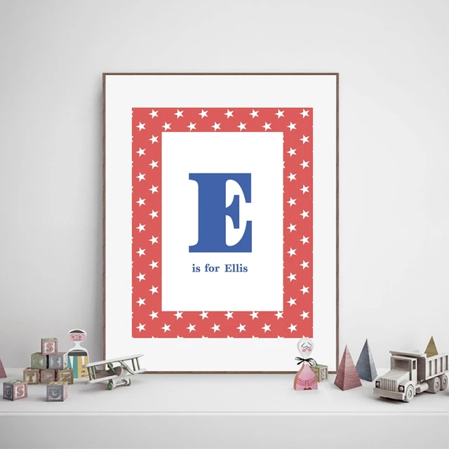 Nursery Canvas Painting Personalized Baby Name Print And Poster Nursery Canvas Painting Personalized Baby Name Print And Poster Custom Letter With Unique Prints