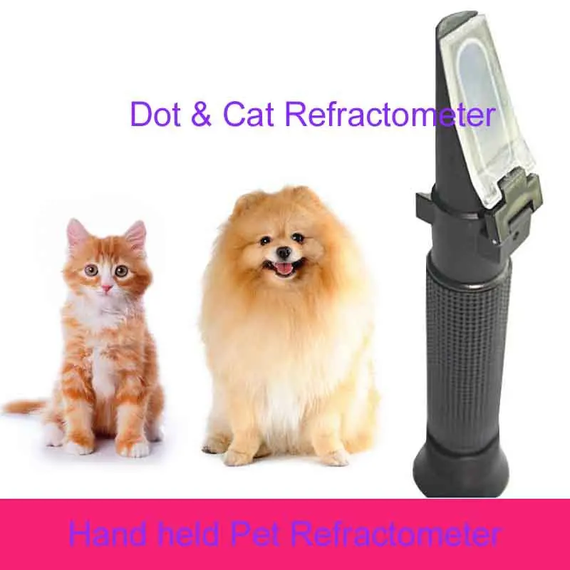Serum Protein 2-14g/dl Dogs and Cats veterinarians Pet Clinical refractometer P-RHC-300ATC | Инструменты