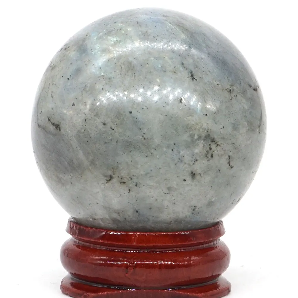 

Natural Labradorite 2 Stone Ball Mineral Quartz Sphere Hand Massage Crystal Ball Healing Feng Shui Home Decor Accessory 40mm