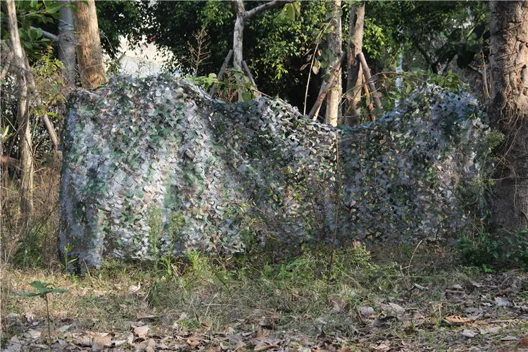 WELEAD 1.5x5M Reinforced Camouflage Net Mesh Hide Garden Army Camo Netting Shade Hunting Military Outdoor Awnings 1.5x5 1.5*5M