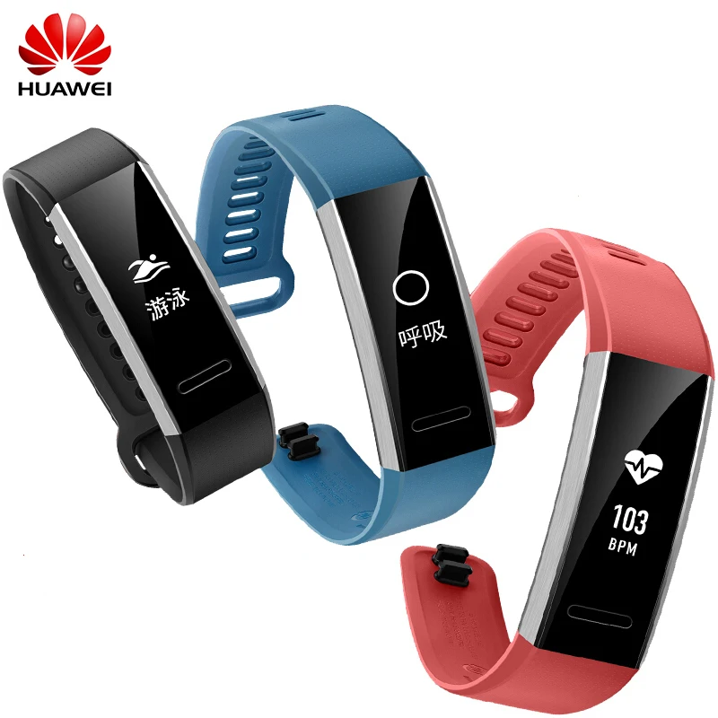 

Huawei Sport Band 2 pro B29 B19 with GPS for Swimming Wristband with Heart Rate Monitoring Push message Waterproof Wristband