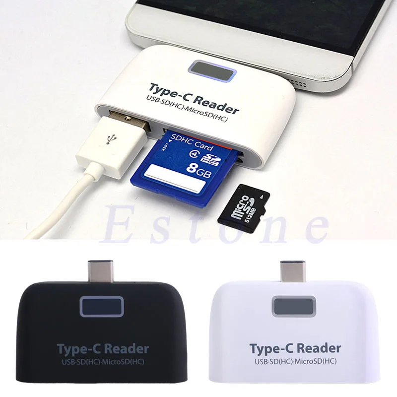 Aneng 3 в 1 USB OTG картридер Универсальный USB OTG TF/SD Card Reader Micro USB OTG адаптер для мышь/клавиатура/Планшеты/телефон