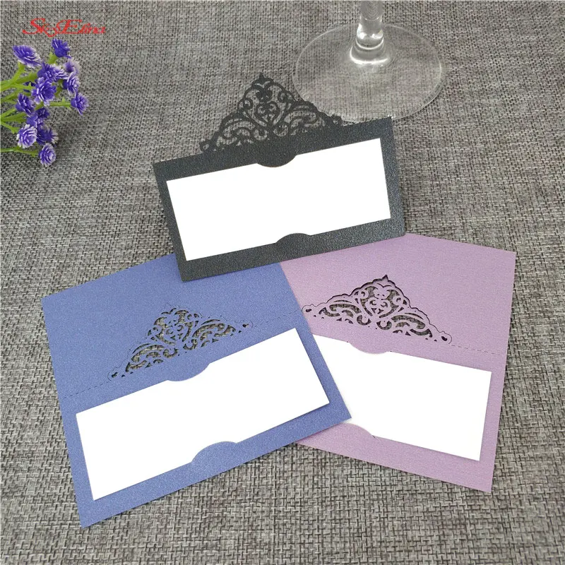 2019new 100 Pcs Laser Cut  Place Escort Card Name Place Seat Card Wedding Invitation Table Cards For Party Table Decoration 5zSH873 (156)