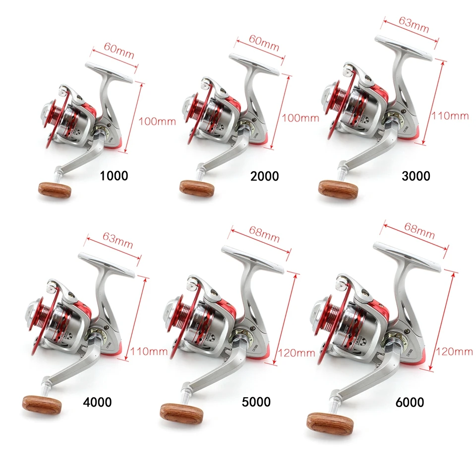 Новая акция! CK1000-7000 рыболовная Катушка 12 шариковых подшипников 5,2: 1 Рыболовная Катушка спиннинговая Сменная складная ручка Рыболовная катушка