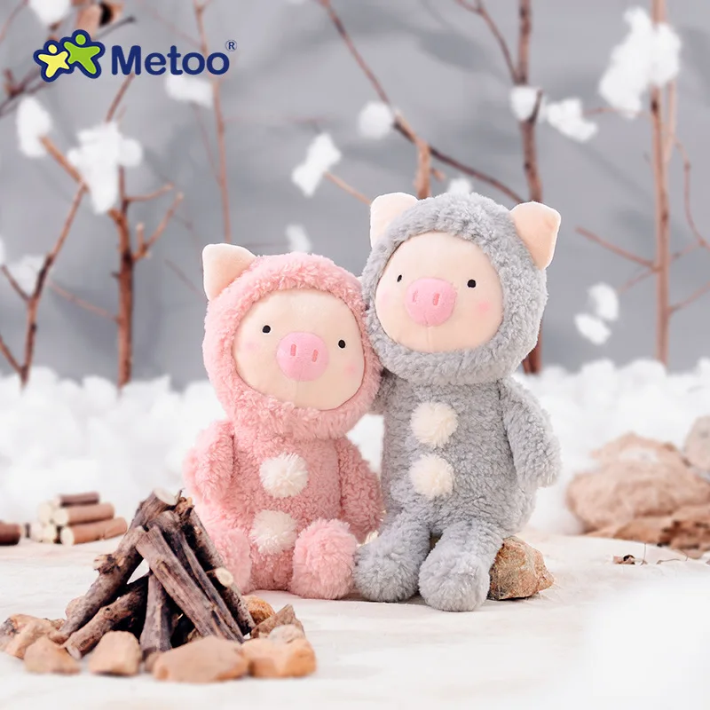 

Metoo Dolls & Stuffed Toys Doll Plush Animals Soft Kids Baby Toys for Children Girls Boys Birthday Gift Kawaii Zodiac Pig