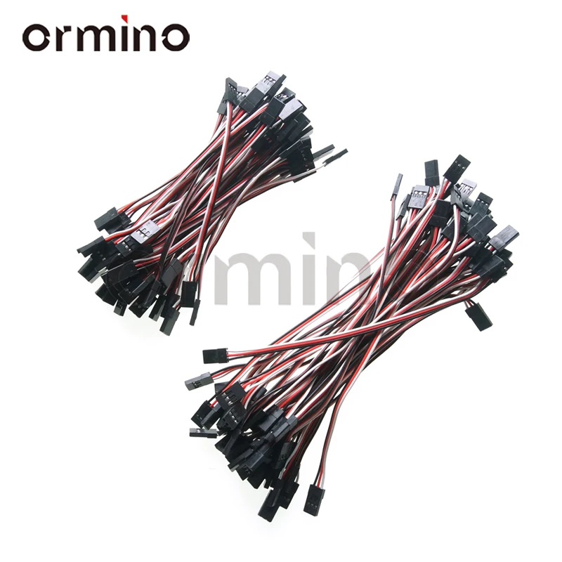 

ORC 10Pcs Servo Lead Extension Male to Male 10cm 15cm Wire Cable For JR Futaba Fpv Rc Helicopter Drone Quadcopter Diy Cable