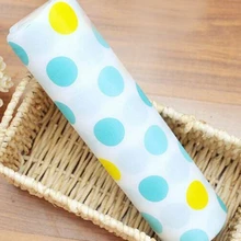 Не-клейкая полка бумага красивый горошек шаблон ящик для хранения лайнер для ящика стол кухонные шкафы кладовая 5 рулонов/комплект