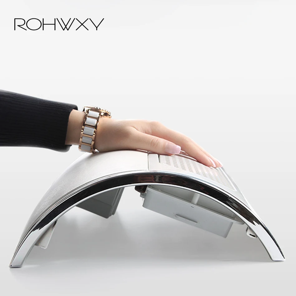 

ROHWXY Nail Vacuum Cleaner Nail Suction Dust Collector Manicure Machine Salon Tool Low Noisy with 2 Dust Collecting Bags