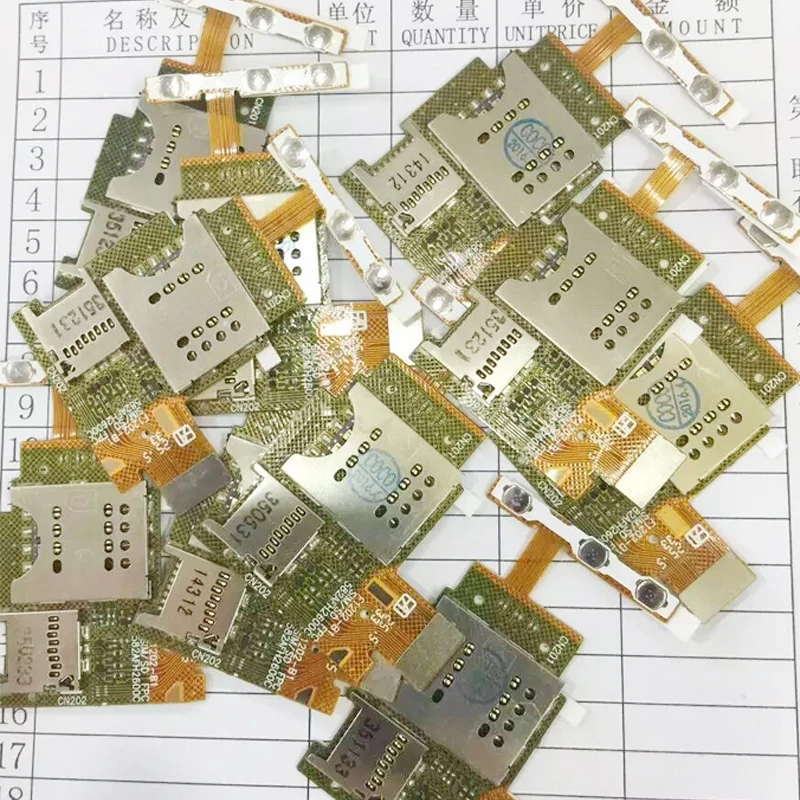 Для Sony Xperia J/St26/St26i Мобильный Телефон SIM Card Reader Контакты Flex Кабель Замена