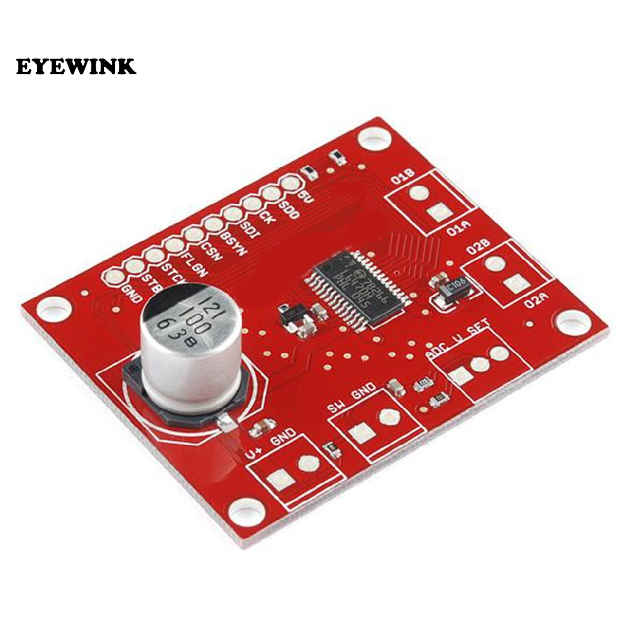 EYEWINK Новый L6470 шаговый Драйвер Breakout 3A 8-45 в биполярный двигатель драйвер платы
