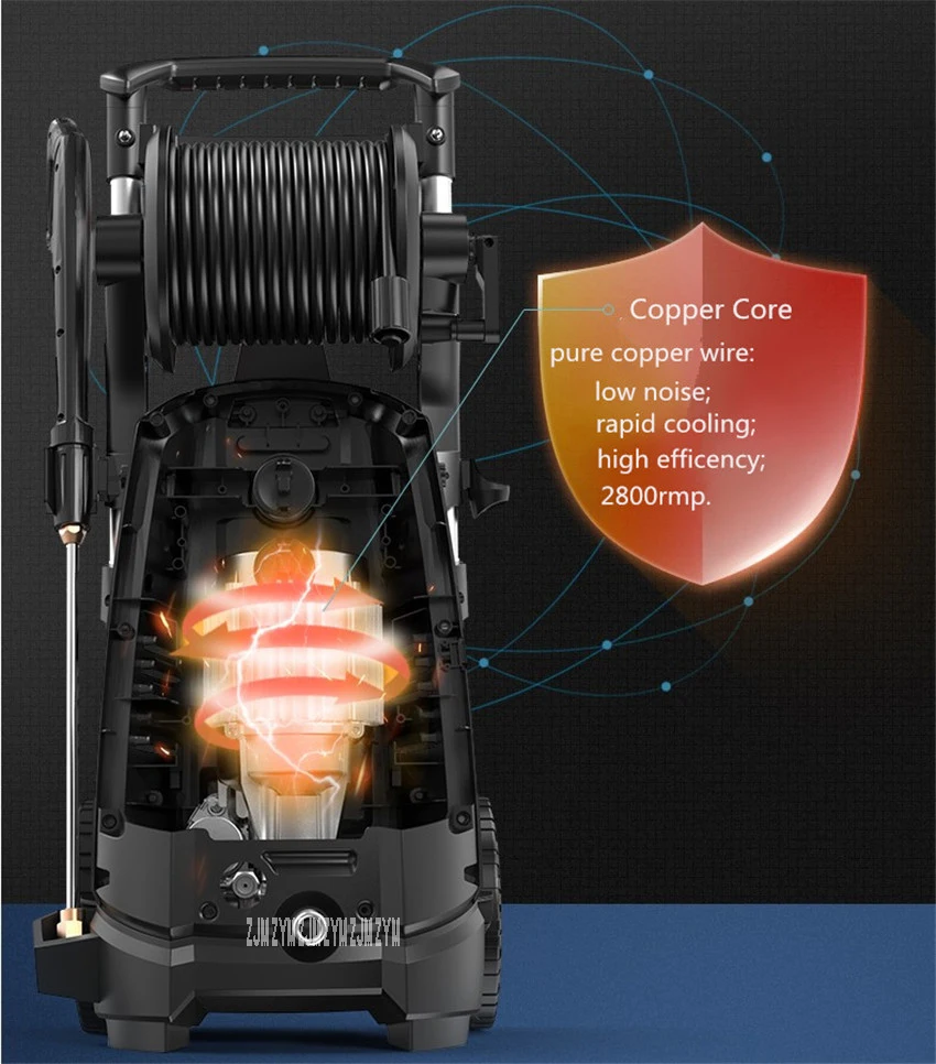 RYLQ7580G-180B электрический переносной стиральная машина высокого Давление шайба 9 л/мин Максимальный расход 220 В/50 Гц давление шайба