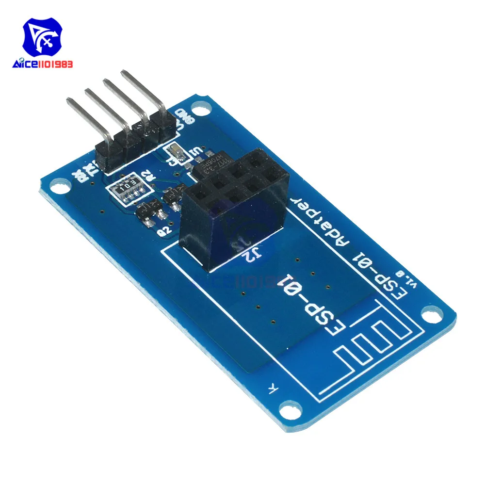 ESP8266 ESP-01 ESP01 серийный WiFi модуль беспроводного адаптера 3,3 V 5V совместимая последовательная плата для Arduino UNO R3 микроконтроллер один