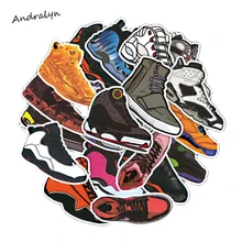 100pcs/set Stickers Jordan SNEAKER fashion brand AJ cartoon high quality waterproof For Suitcase Refrigerator skateboard laptop