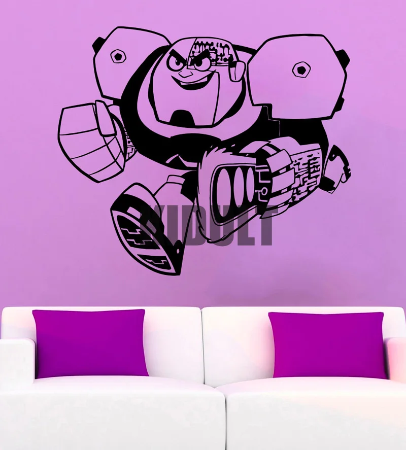 Wall Decal Teen Titans Vinyl Sticker Cartoon Wall Decals Wall