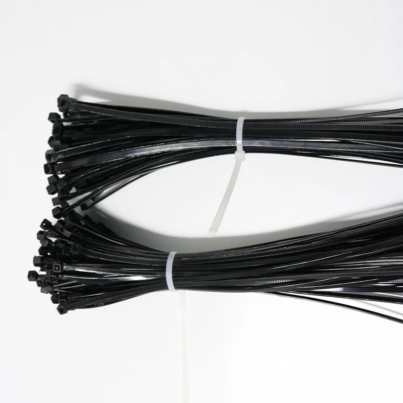 

100PCS 250MM-400MM Self-Locking Nylon Cable Zip Mountable Head Ties For Room Handicrafts Network Trim Wrap Loop Wire Straps