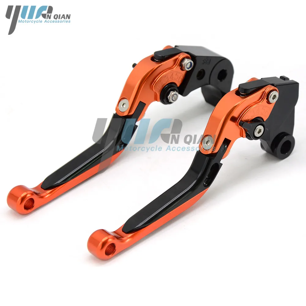 

High quality CNC Adjustable Extendable Brake Clutch Levers For KTM 390 Duke RC390 2013-2016 2017 200 Duke/RC200 2014-2015