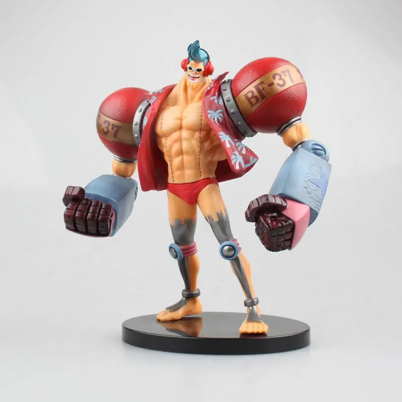 Одна штука FRANKY рисунок общий FRANKY Luffy DXF 18 см ПВХ фигурка мультфильм фигурка одна штука игрушки Juguetes