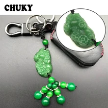 CHUKY Универсальный Авто Стайлинг природного нефрита кулон украшение висит украшение для BMW Toyota Honda Nissan Skoda аксессуары