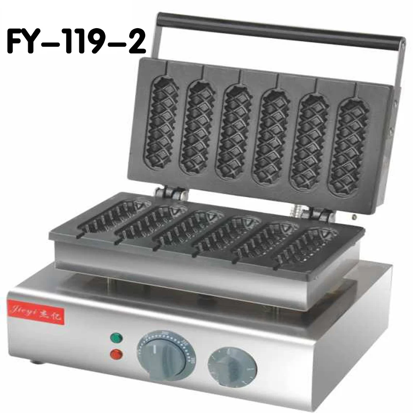 1 PC FY 119 2 110V 220V Commercial Use Electric corn dog waffle maker