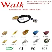 SMA типа «мама» TS9 Мужской кабель RG174, TS9 SMA кабель, TS9 кабель адаптер переменного тока, 3g 4g аппарат не привязан к оператору сотовой связи антенный кабель