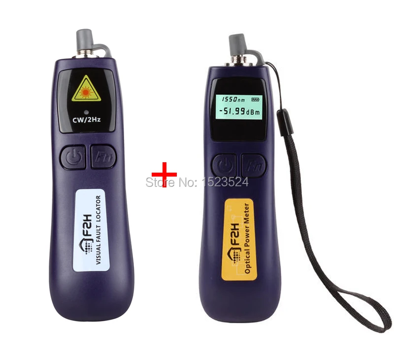 

Grandway FHP12B -50~+26dBm Mini Optical Power Meter and VLS-8-1 Visual Fault Locator 1mw