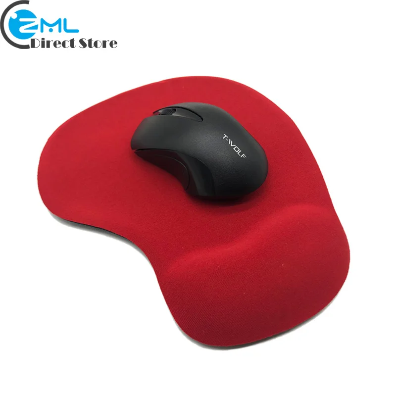  Upgrade Comfort Mouse Mat Gaming Mousepad with Gel Wrist Rest Support Non-slip Glossy Backside Desk