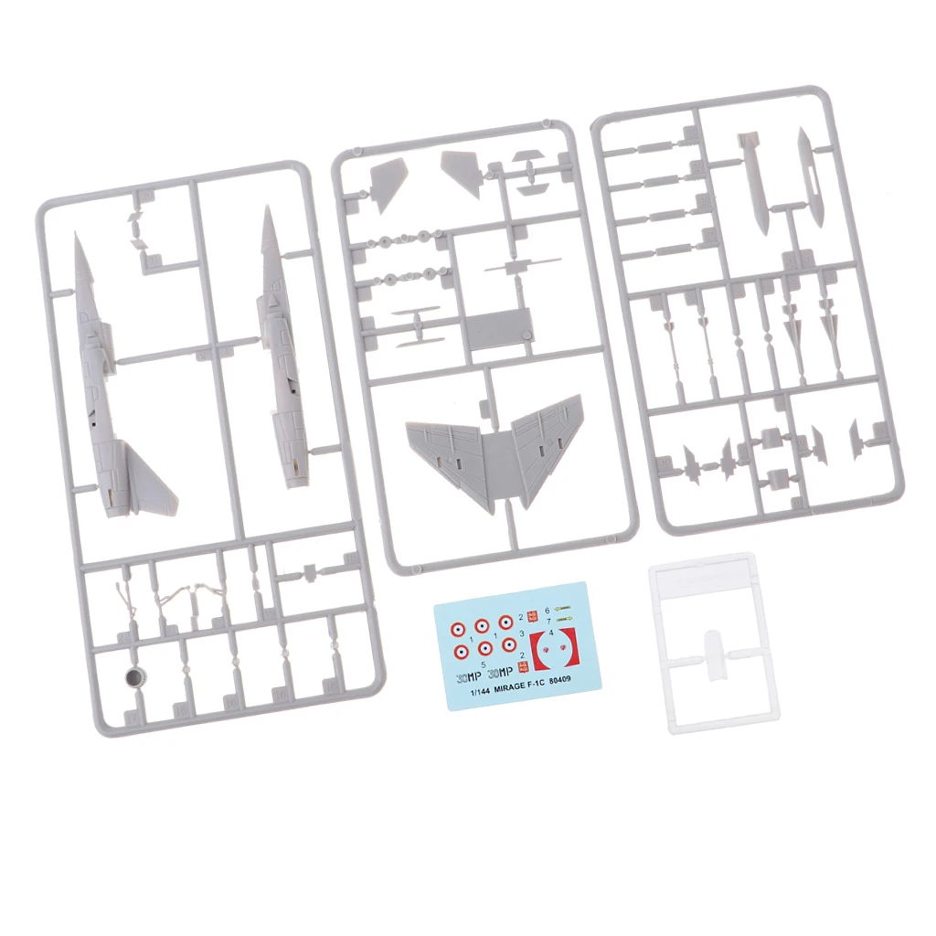 

1/144 Scale Mirage F-1C Fighter Interceptor Aircraft Unassembled Model Kit