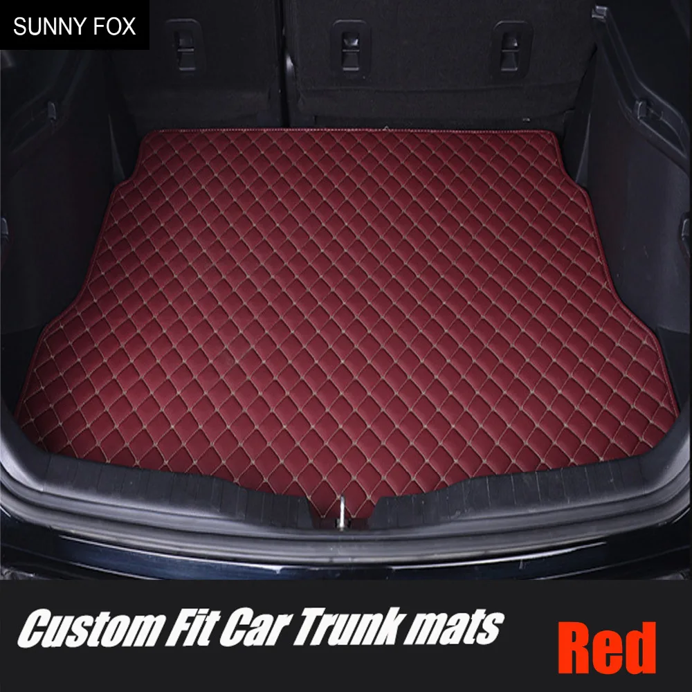 

Custom Car trunk mats cargo Liner made for Kia Carens Rondo 6D full cover foot case heavy duty car-styling carpet rugs liners (2