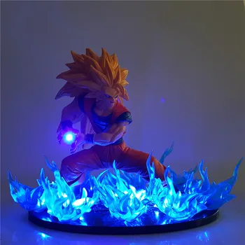 

Action Figure Dragon Ball Z Son Goku FES Super Saiyan 3 Blue Effect Led Light DIY Display Toy Dragon Ball Super Goku Collectible