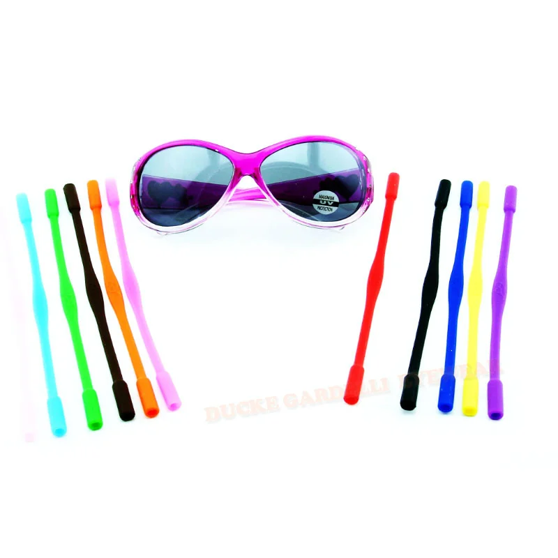 

kid High Elastic Anti Slip Silicone Sunglasses Glasses cords children Eyeglasses chain cord holder String Rope 12 colours 0507