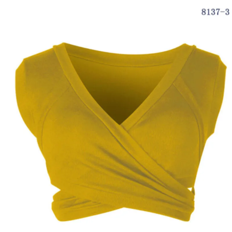 Сексуальные женские топы летние повседневные топы без рукавов сплошной жилет короткий жилет плюс размер футболка женская майка женская футболка