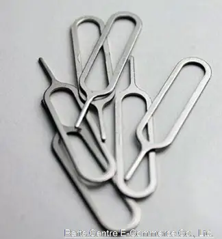 

100pcs/lot sim eject pins SIM Card Eject Tool Needle Pin For iPhone 3GS iPhone 4 4S iPhone 5 5S Free Shipping