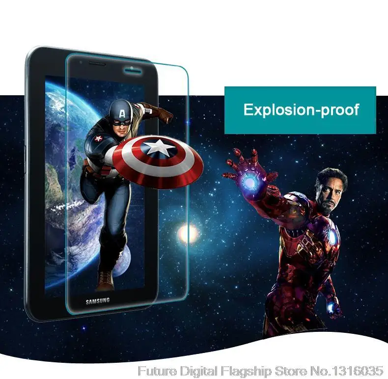 Лучшее закаленное стекло премиум класса для Samsung Galaxy Tab 2 7.0 P3100 P3110 P3108 9H Жесткая