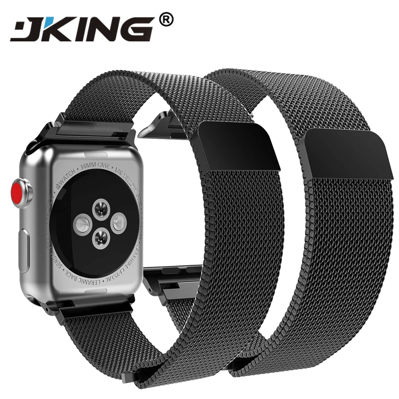 Миланский Браслет Нержавеющая сталь ремешок для наручных часов Apple Watch серии 1/2/3