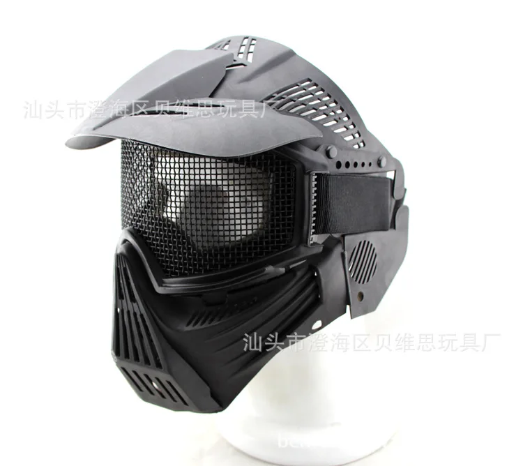 CS field protective Outdoor predator paintball mask equipment Full Face Steel mesh protective