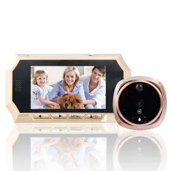 4,3 "дверной глазок 1.3MP HD ночь версии Камера дом посетителя ток-обратно домофон видео домофон широкоугольный просмотра