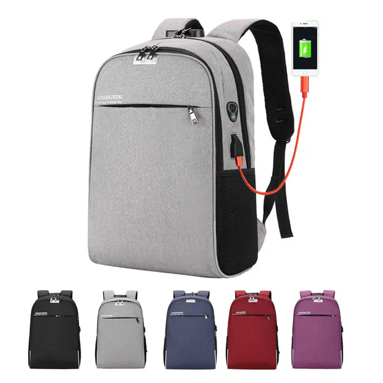 

Waterproof Anti-theft Backpack with USB Charging Port Men's Large-capacity Computer Bag Female Travel Camping Hunting Bags
