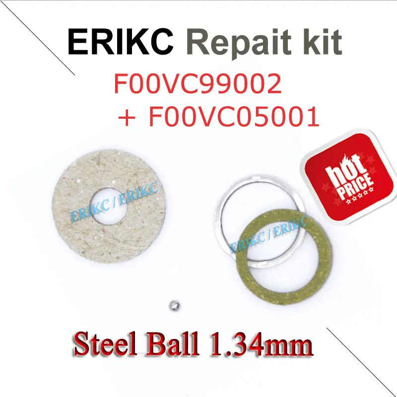 ERIKC F00VC99002 + F00VC05001 Топливные форсунки с общей топливной магистралью стальные
