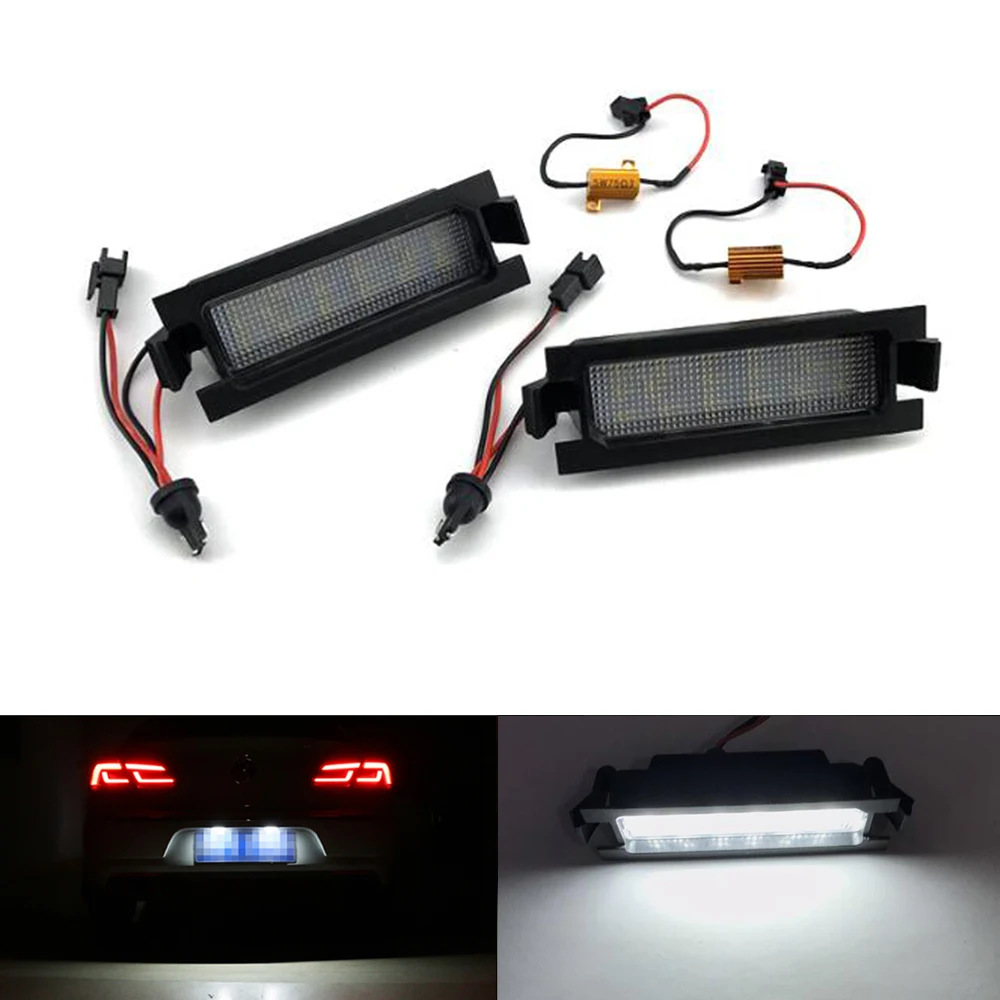 2pcs Car Led Canbus 18led Number License Plate Light Lamp For Hyundai