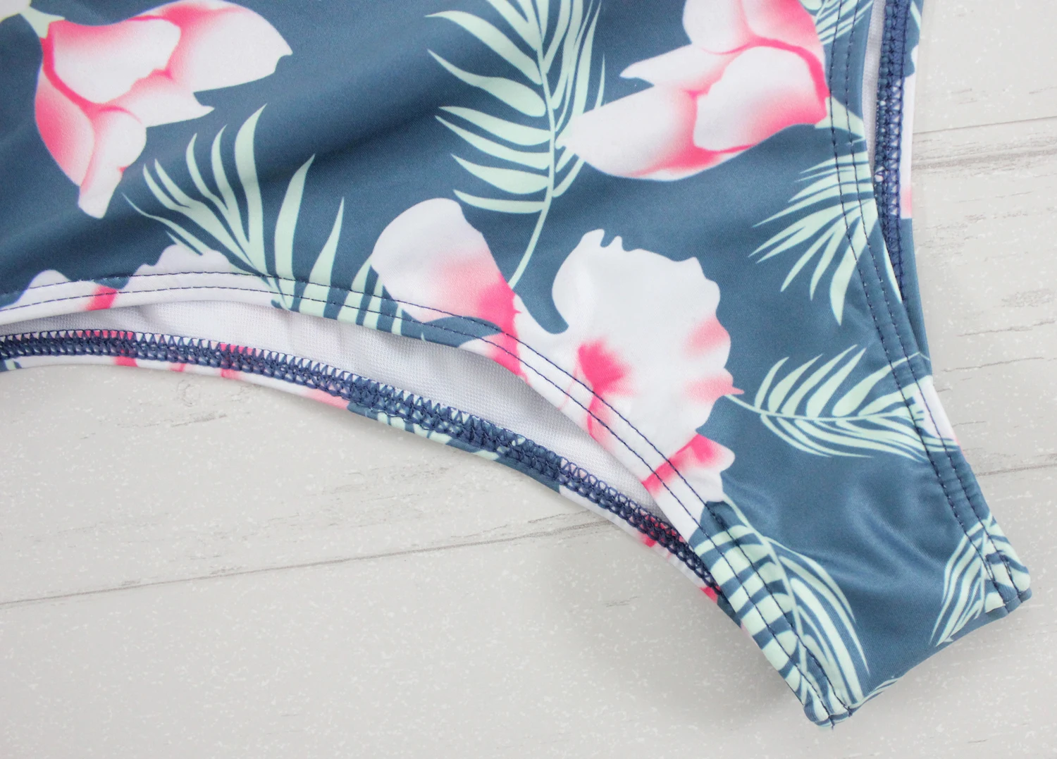 Купальник женский монокини большого размера с цветочным принтом|swimwear swimming|bain